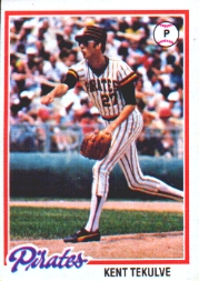 1978 Topps Baseball Cards      084      Kent Tekulve